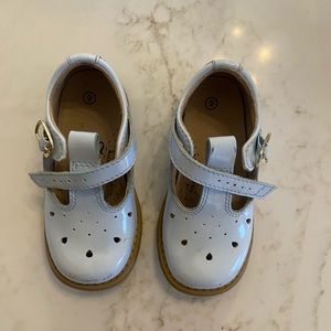 Footmates Mary Jane light blue